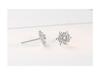925 Sterling Silver Snowflake Stud Earrings - Elegant Korean Style, Perfect Christmas or Birthday Gift for Women