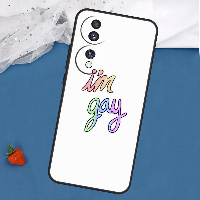 Rainbow Gay Lesbian LGBT Case For Honor Magic 7 5 6 Lite Honor 400 200 Pro 50 70 90 X8 X9 X8a X8b X9a X9b X9c Cover