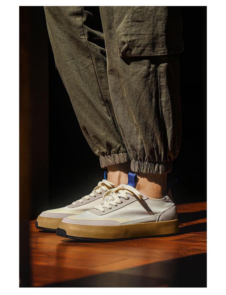 2025 Men's Ice Silk Breathable Mesh Canvas Sneakers - Trendy Student Style (Model X116)