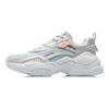 Li Ning Zhu Long Synthetic Leather Fabric Casual Shock Absorbing Non-Slip Wear-Resistant Breathable Lightweight Low-Top Sports Shoes AGCR086-1