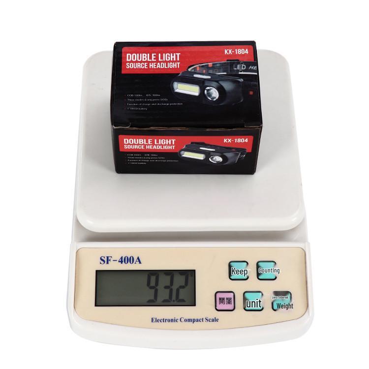 Multifunctional USB Rechargeable COB Headlamp with 18650 Battery for Outdoor and Emergency Use