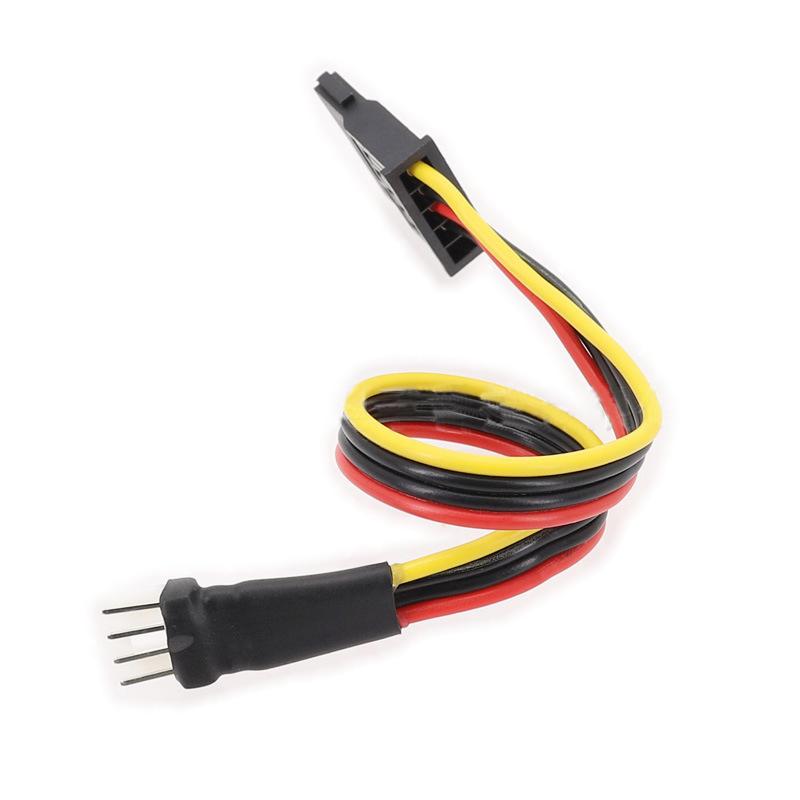 15Pin SATA Femal to Small 4Pin Male Cable Converter for Floppy Disk Drive FDD Power Supply Leads Cord 18AWG Extend Wire Apdater