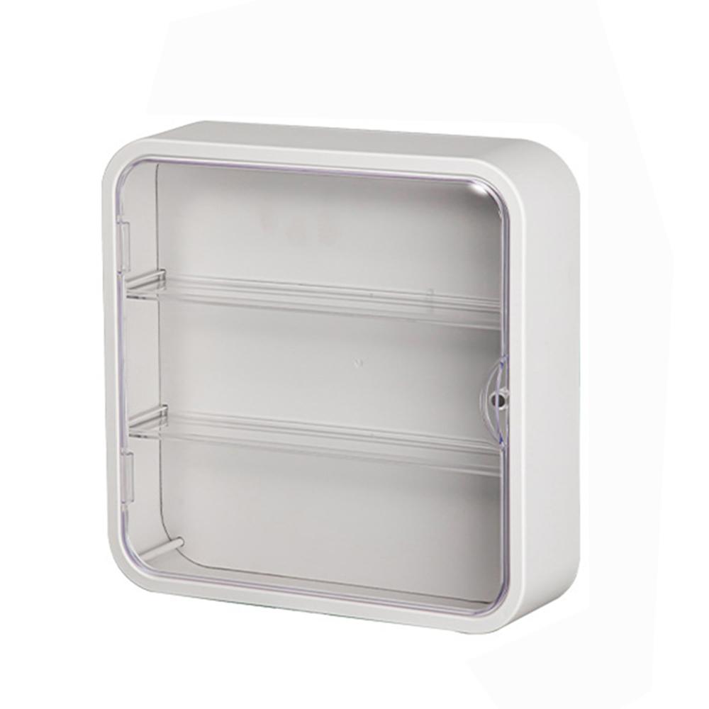 

Настенный стеллаж для хранения кукольных коробок, магнитная присоска, витрина для статуэток, пылезащитный ящик для хранения кукольных коробок белый