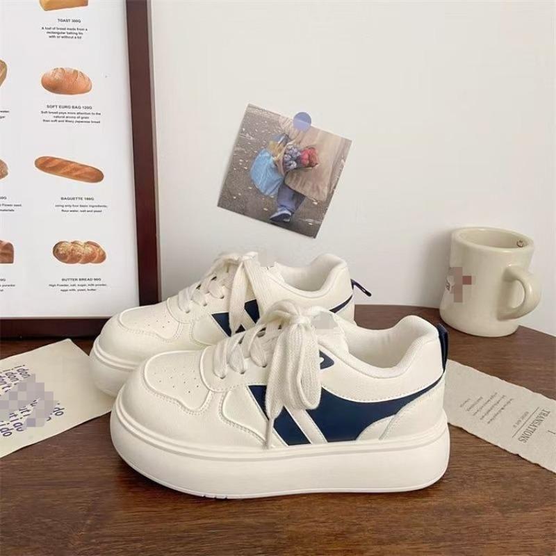 

Autumn new heightening big head lace-up small casual platform sports wind shoes women 40