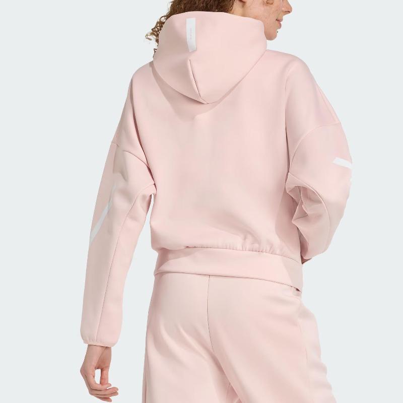 adidas True Healing Series Loose Fit Hooded Zip-Up Long Sleeve Jacket Women Jackets KC7905