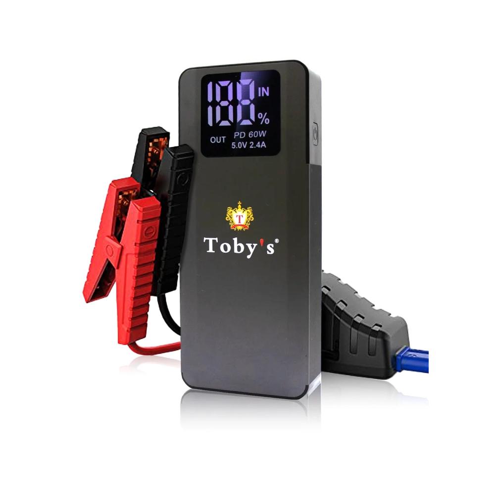 

High-Quality 16000mAh With 59.2WH Car Jump Starter Recharge Car Battery ABS Housing Material with Waterproof Resistance