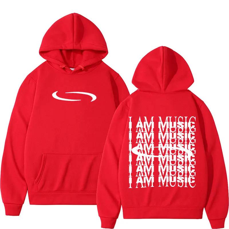 Playboi Carti I AM MUSIC Logo Hoodie Opium Ken Carson Narcissist Tour Antagonist Rap Sweatshirt Men Casual loose Oversized Hoody
