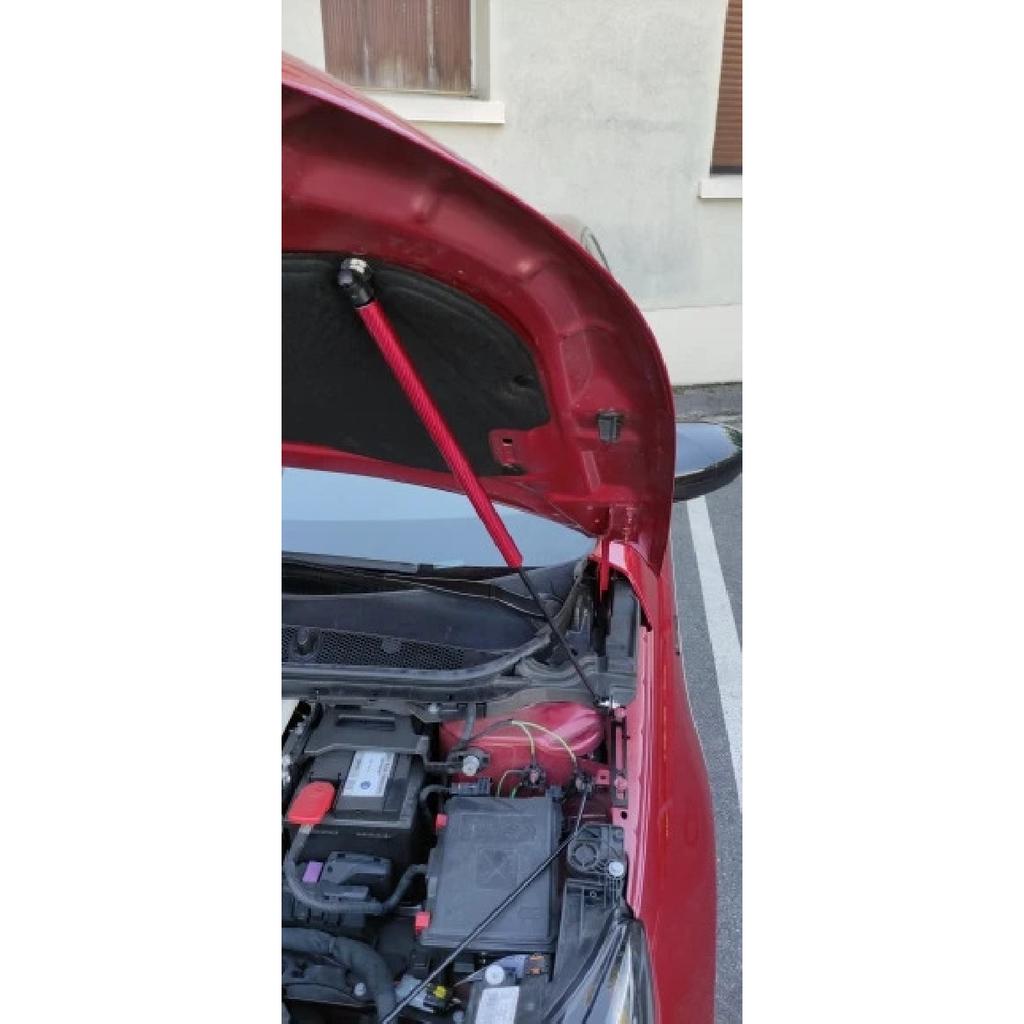 for Peugeot 308 T9 2014-2021 Front Hood Bonnet Modify Gas Struts Lift Supports Shock Dampers Absorber Rod Prop Bar Carbon Fiber