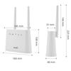 4G LTE CPE Router with SIM Support for Home WiFi, Single Network Port, Compatible In Russia and Europe.