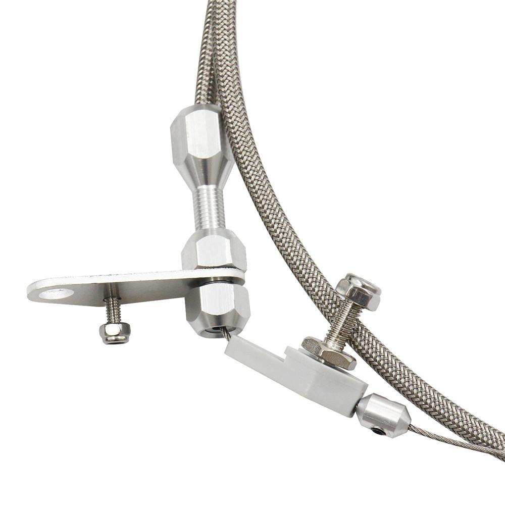 Nerezové opletené lanko převodovky s aretací pro Ford C6 Trans C-6