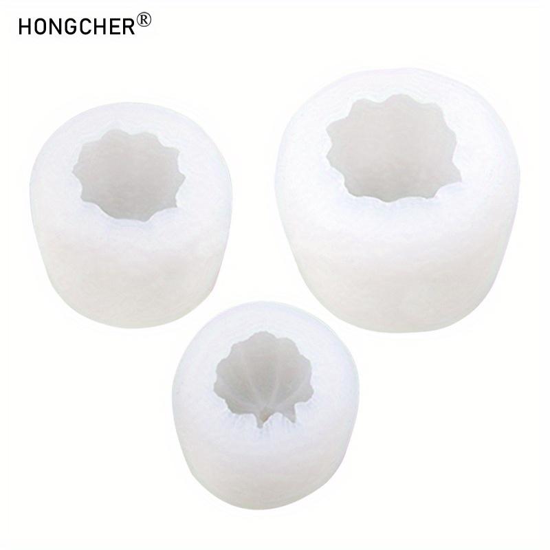 3ks/sada Halloweenská dýňová svíčka DIY Silikonová forma Mýdlo Aromaterapie Sádrová Dekorativní ozdoba Kapkové formy