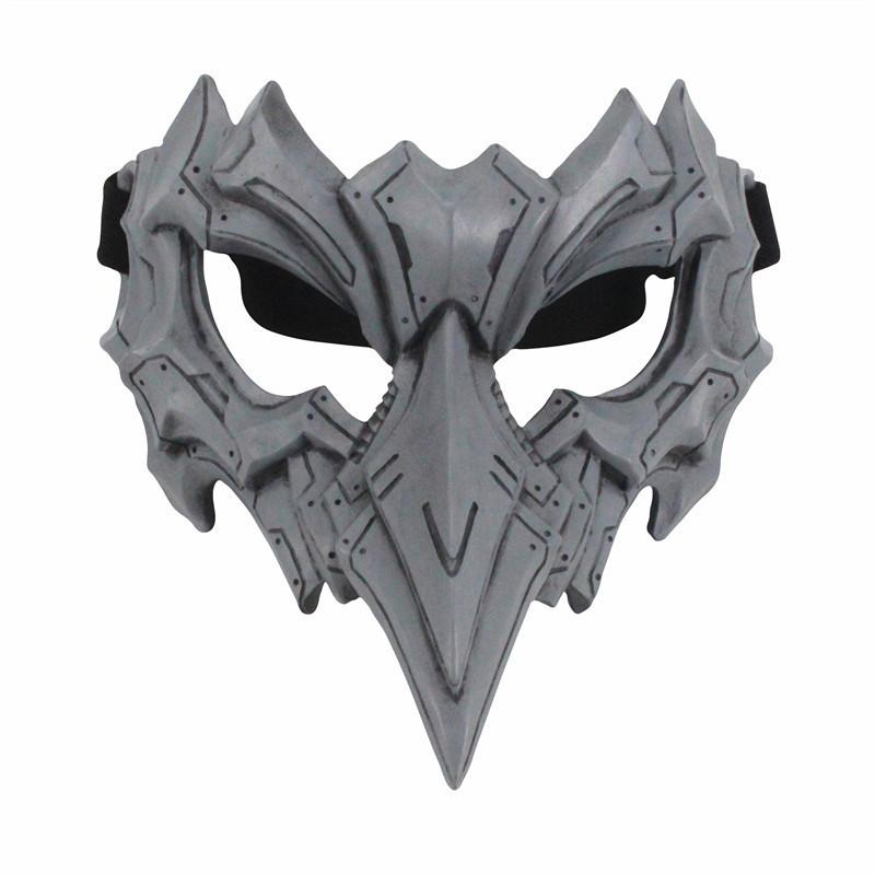 Unique Vintage Style Resin Half Face Mask With Mechanical Bird Beak For Parties Mechanical Beak Mask