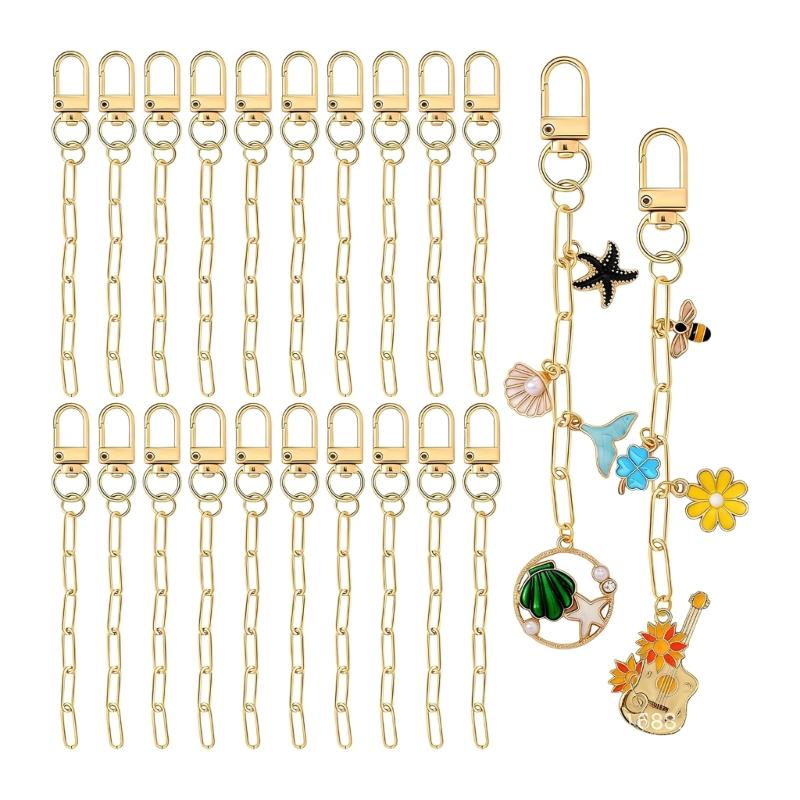 Alloy Keychain Craft Kits With Multiple Accessories For Personalised Jewelry Making And Creative Gifts Keyring Supplies