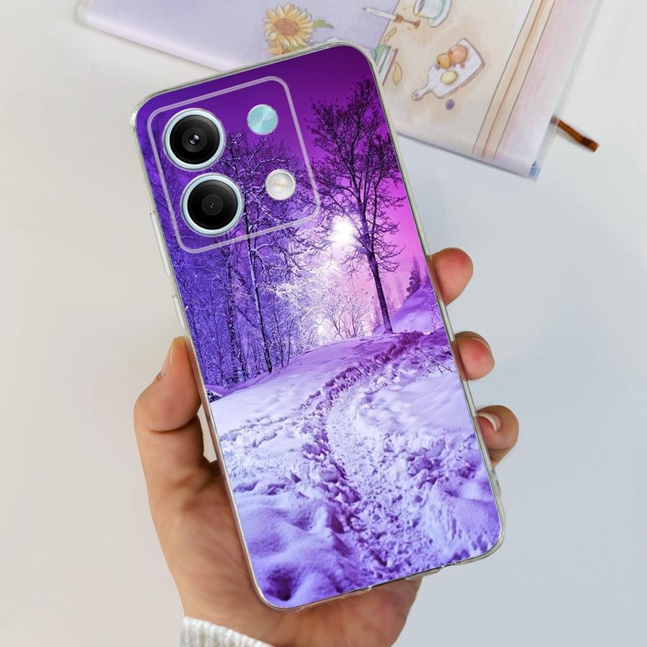 För Xiaomi Redmi Note 13 Pro Plus-skal Lyxigt målat fodral Klar silikontelefonskal för Redmi Note 13 Pro Note13 5G Mjukt skal