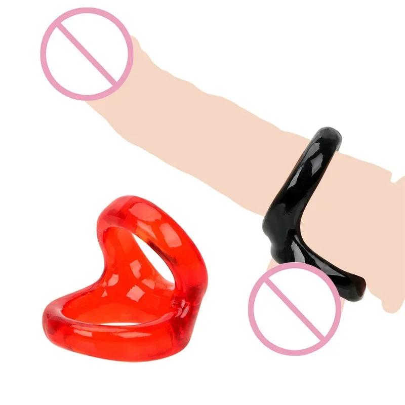 Reusable Penis Ring Soft Stretchable Penis Rings Penis Enlargement Sexy Erection Delayed Ejaculation Cock Ring Sex Toys for Men