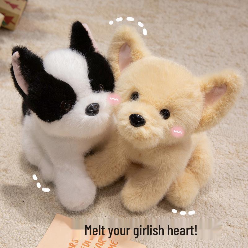 Small Plush Husky Shiba Inu Dog Toy - Soft Comfort Doll for Kids