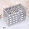Elegant Acrylic Makeup and Jewelry Drawer Organizers Beauty Container with Multi Layer Design for Home and Vanity Use