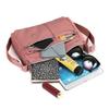 Women Multi Pocket Large Capacity Nylon Crossbody Bag with Adjustable Strap for Daily Commute