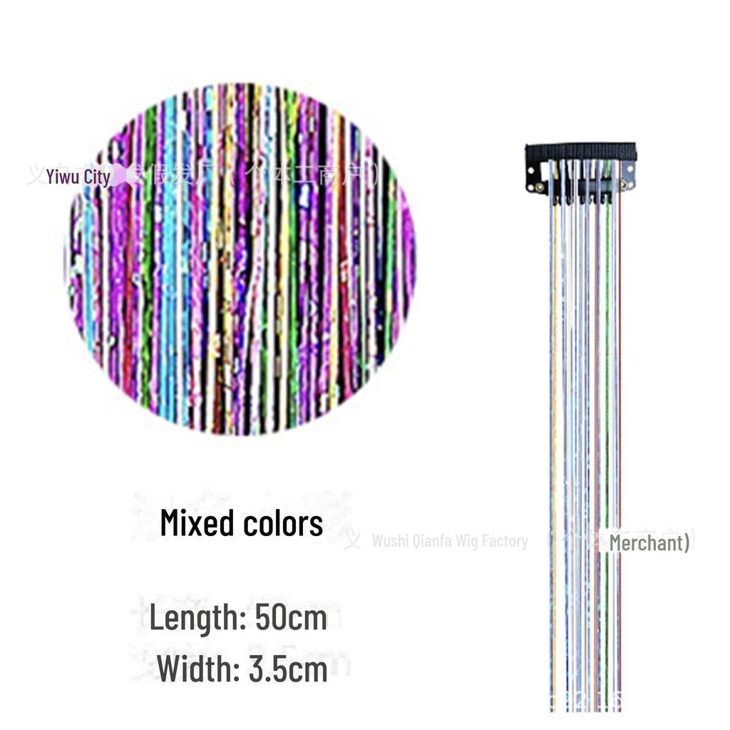 Χρυσές επεκτάσεις μαλλιών με πούλιες - Μεταλλικά κλιπ κορδέλας ευρωπαϊκού και αμερικανικού τύπου για περούκες πάρτι