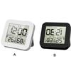 ABS Timer And Humidity Meter Stay Organized With Waterproof Shower Clock Humidity Thermometer Cycle