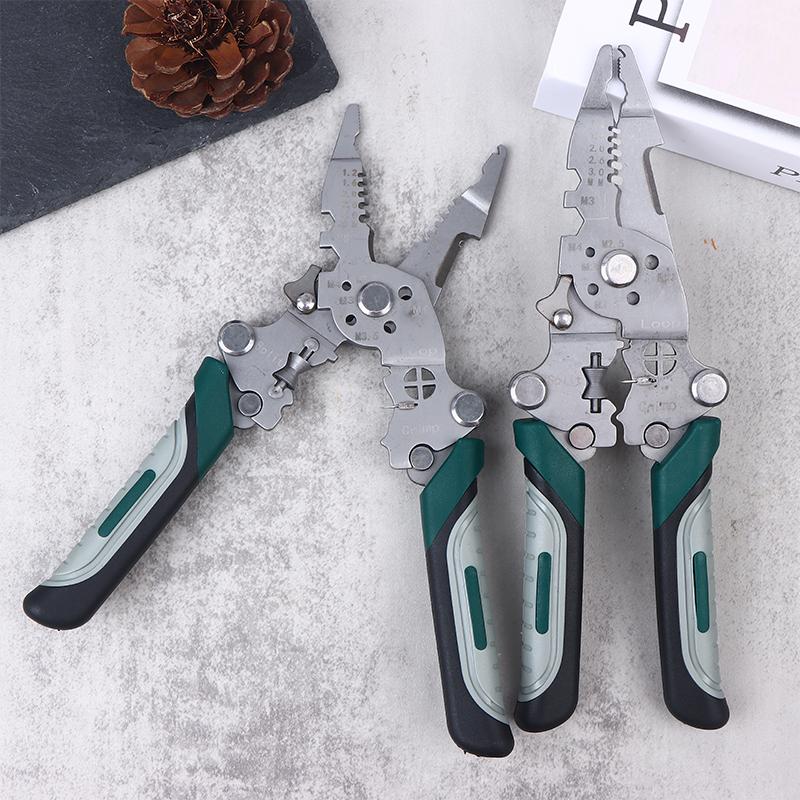 Foldable Multifunctional Wire Stripping Pliers For Electricians Foldable Wire Stripper, Pulley Design Multi-Function Electrician