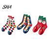 Cozy Autumn Winter Hosiery Christmas Socks for Men And Women, Soft Combed Cotton Warmth Accessories Crew Socks, Novelty Colorful Footwear Holiday Wear