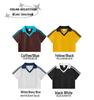 RS Women's Retro V-Neck Football T-shirt - Patchwork Stripes, Short Sleeve, USA/Canada/Mexico Sports Style