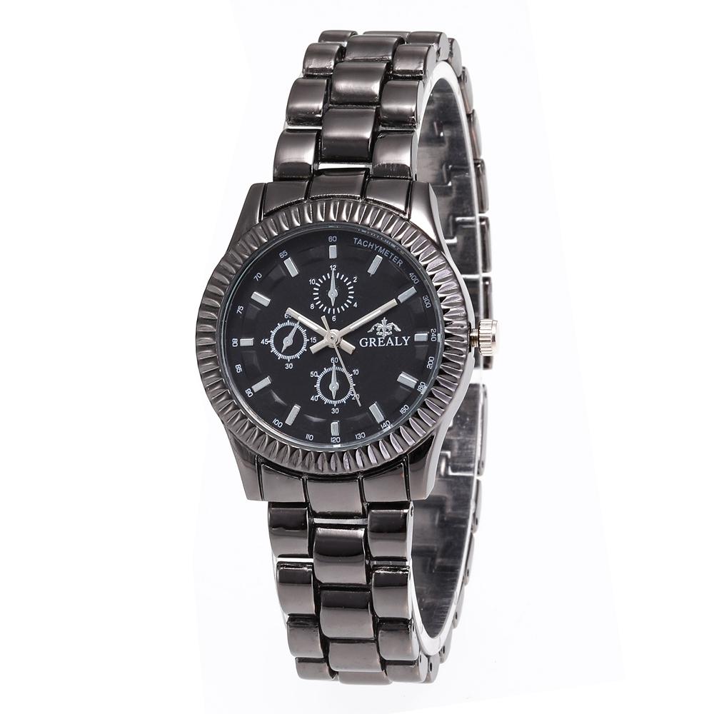 Women Watches Fashion Casual Gold Women Quartz Watch Ladies Dress Wristwatch Relogio Feminino Three Eyes Decorate Men Watch Gift