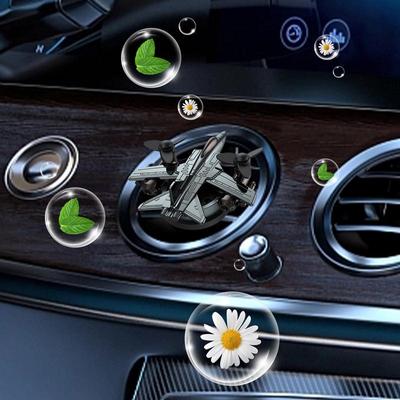 Helicopter Car Air Freshener Fragrance Slices For Car Vent Clip Decorative Vent Clip Accessories Fragrance Slices Interior Car