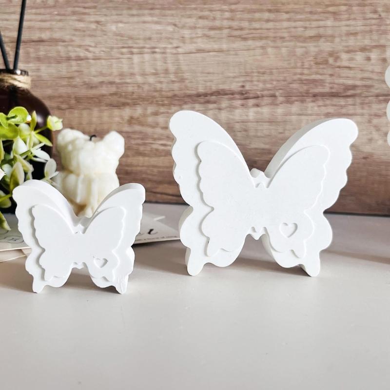 Butterfly Figurine Silicone Candle Molds for Candle Soap Candy Chocolate Temperature Resistant Fondant Silicone Molds