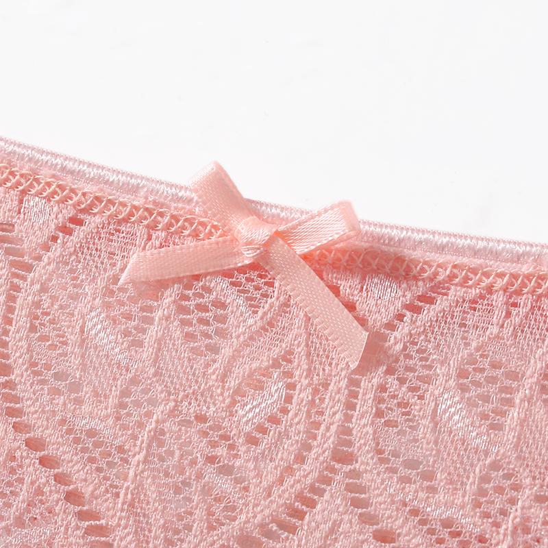 CINOON Women's Sexy Sheer Lace Thong Low-rise Cut-out High-cut T-back Comfort Breathable & Body-hugging Underwear