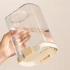 New Grain Sealed Tank Kitchen Storage Food Grade Plastic Tank Box Transparent Snack Tea Storage Tank