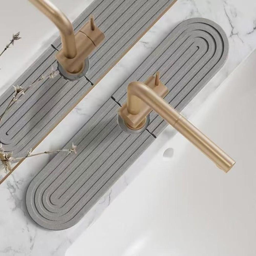 Moisture-proof Faucet Drain Pad Diatom Mud Diatomite Stone Sink Tray  Kitchen Sink