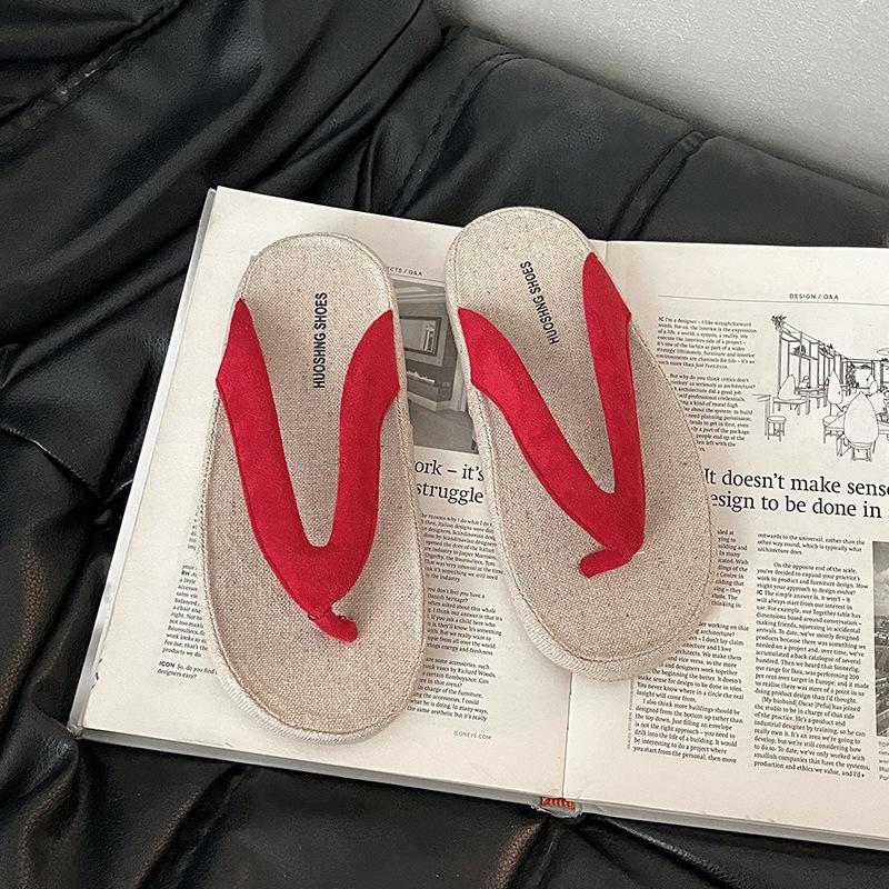 

Модные ретро простые шлепанцы с круглым носком женские 2025 лето новые повседневные сандалии шлепанцы пляжная обувь 35