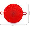 Silicone Vegetable and Food Steamer Basket,Good Grips Silicone Steamer for Instant Pot-8.5 in,Red