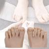 Practice Fake Foot Model Half Foot Design Fake Foot Flexible Silicone Prosthetic Manicure Tool for Nail Art Training