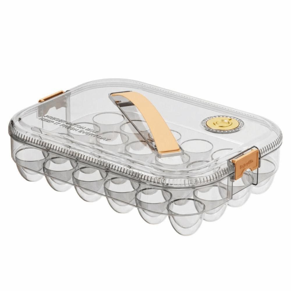 Transparent Egg Fresh-Keeping Case Food-grade Refrigerator Storage Container Refrigerator Use 990₽
