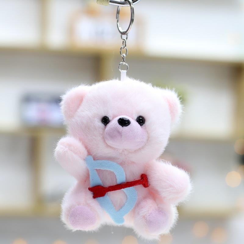 New Bear Doll Doll Plush Pendant Cute Couple Bag Keychain Hanging Decoration Children Comfort Toys