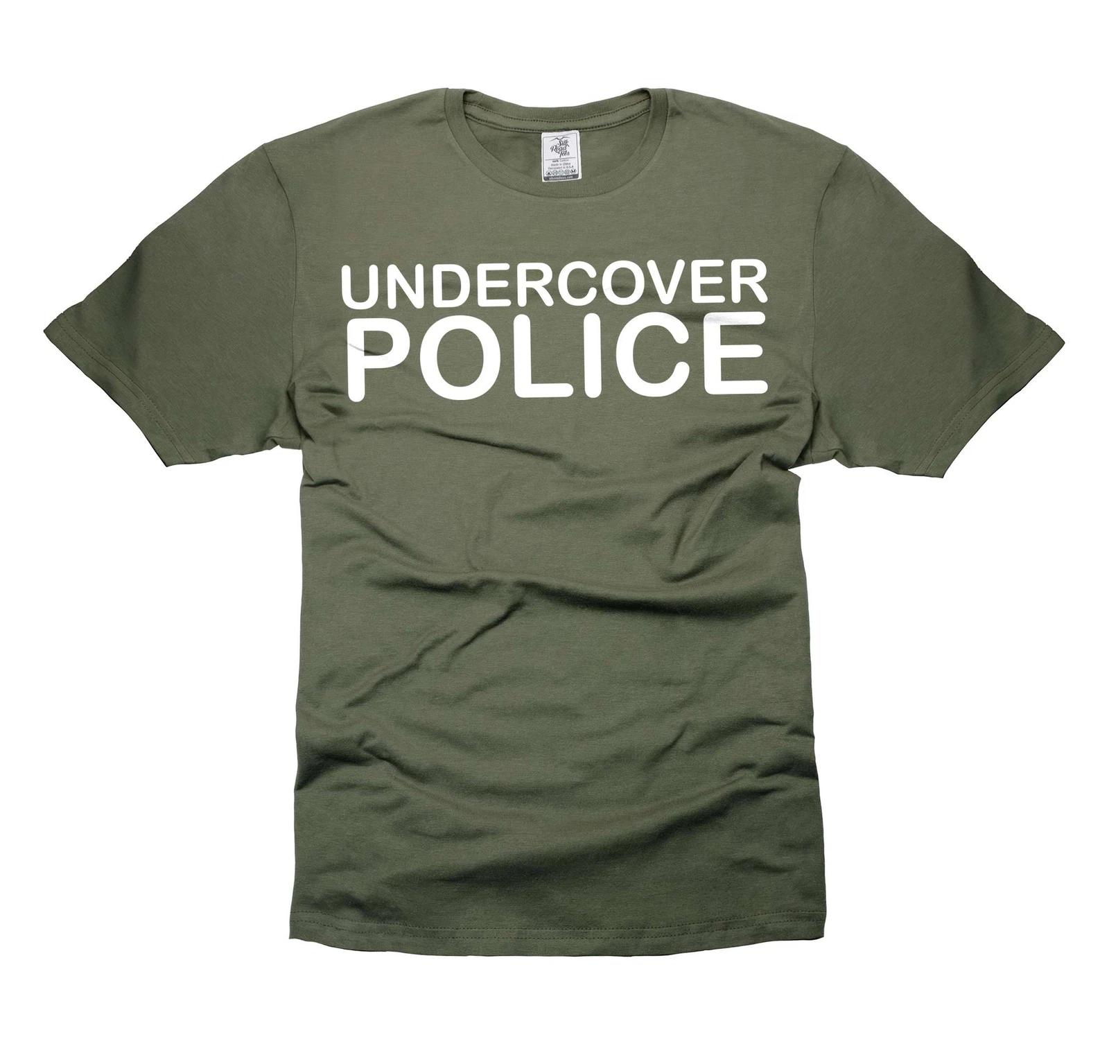 Men s UNDERCOVER Police T-Shirt - Police Shirt Gift for Men Birthday Gift Ideas S