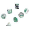 7pcs Acrylic Role Playing Game Dice Men Women Portable Exquisite Polyhedral Dice Set for Bar Holiday Party
