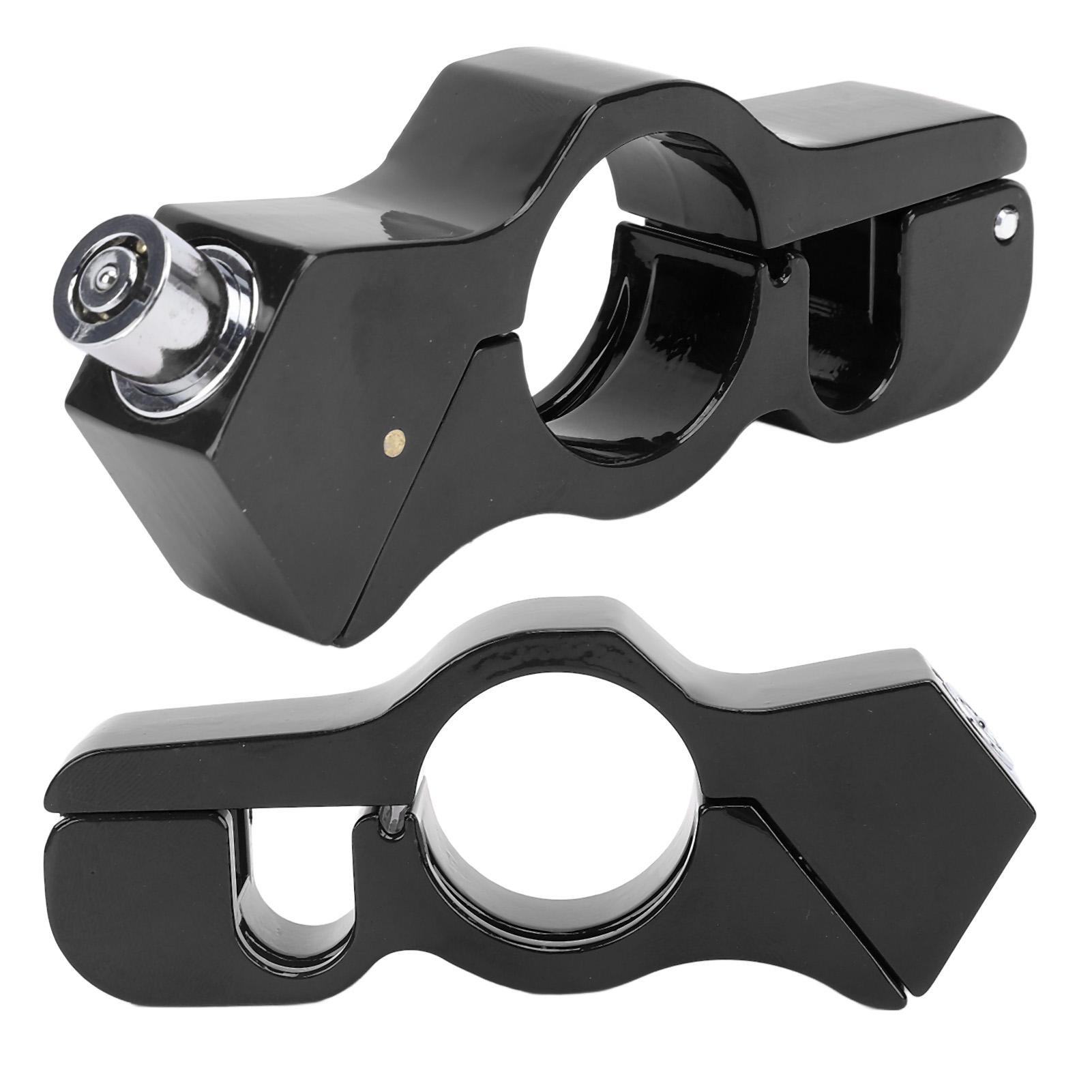 Motorfiets Stuurblokkering Aluminiumlegering Anti-diefstal Gashendel   Remblokkering met Kettingslot voor ATV Off-Road Fiets Scooter Straatfiets