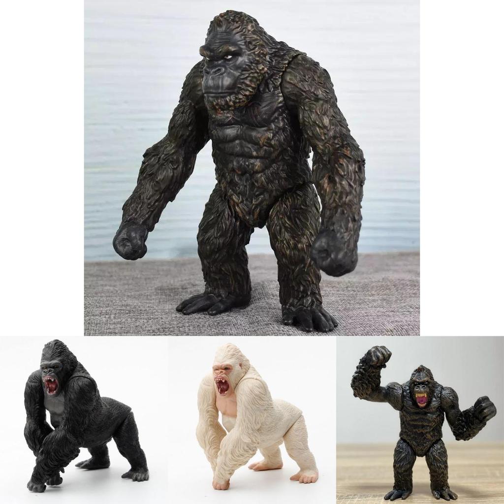Original Bandai Shm King Kong Gorilla Model Toys Exquisite Action Figure For Childrens Gifts