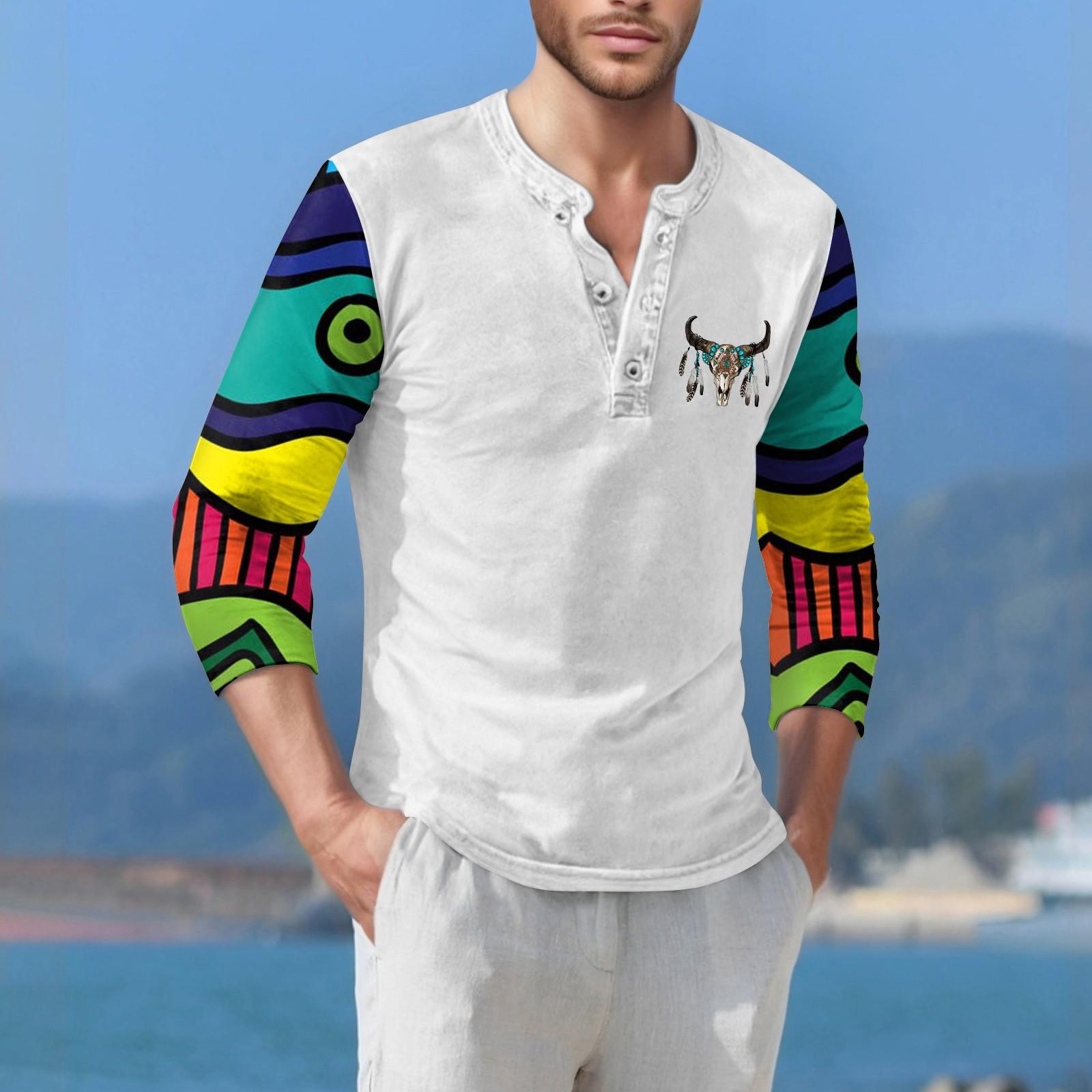 

Мужская футболка уличная повседневная мода с длинными рукавами XXL белый