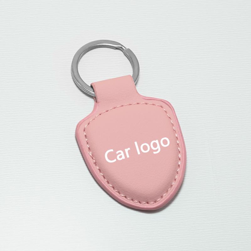Metal Leather Car Keychain Keyring Key Chains Anti-loss Pendant Decoration For BMW X1 X2 X3 X4 X5 X6 X7 Auto Styling Accessories ysbf88