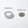 Strong Neodium Magnet Hook Suction Cup Hook For Clothes Hanger Organizing Invisible Wall Mount Home Storage Key Fridge Organizer