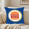 Burger King Pillow Case Pattern Printed Pillowcase For Living Room Sofa Cushion Cover & Bedroom Decor