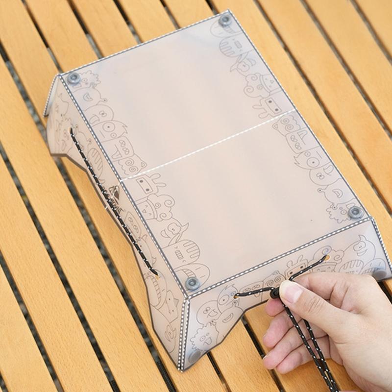 Compacts Foldable Camping Tray Table Small Backpacking Table Portable Picnics Tray for Outdoor Cooking Hiking Backpacking