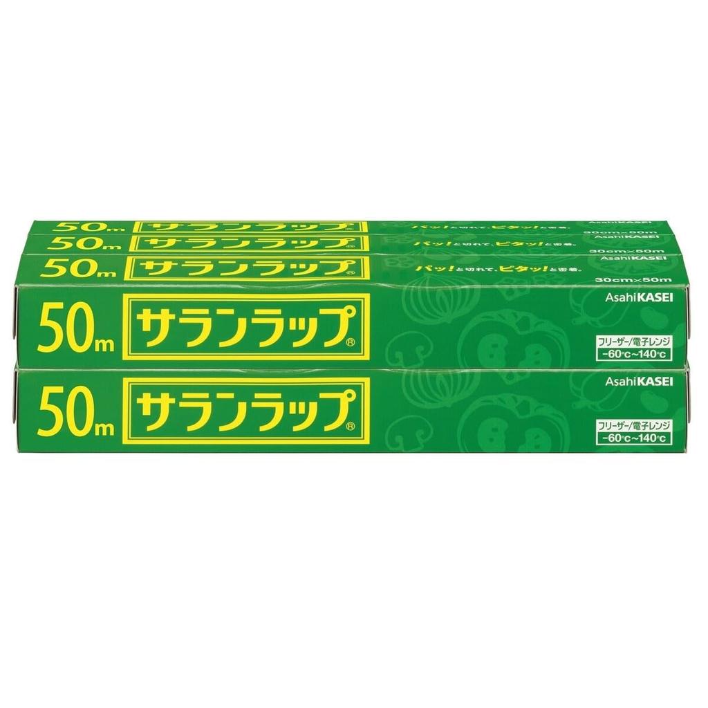 x 6 Saran Wrap Food Heat Resistant up to Cold Resistant down to Closely Microwave and Freezer Bulk Large Commercial Workplace Stock [30cm 50m, rolls]