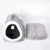 The Cat House Is Warm In Winter and Is Removable and Washable. The Cat House Is An Arched Pet House and The Dog House Is Suitable for All Seasons.