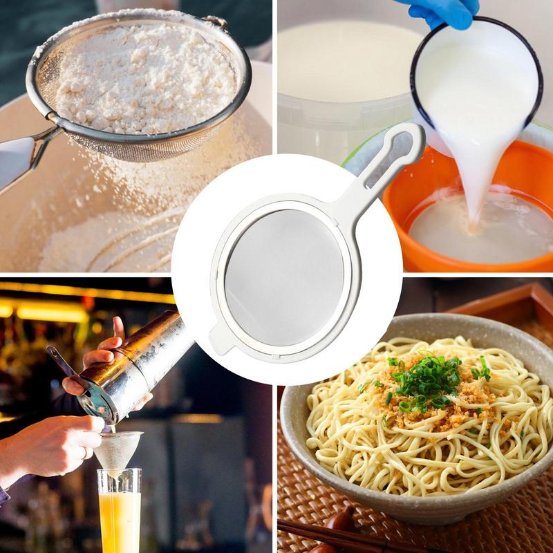 Food Strainer Stainless Steel Kitchen Food Colander colander soy milk juice slag screen Strainer Spoon Kitchen Gadgets